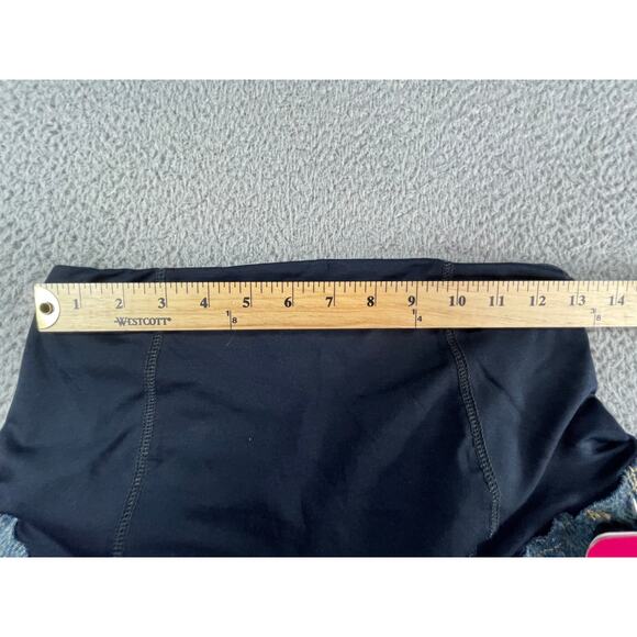 Isabel Maternity Jeans Womens 10 Blue Denim Vintage Straight Crossover Panel NWT - Picture 9 of 12